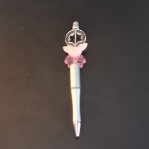 Pink and Silver Decorative Pen
